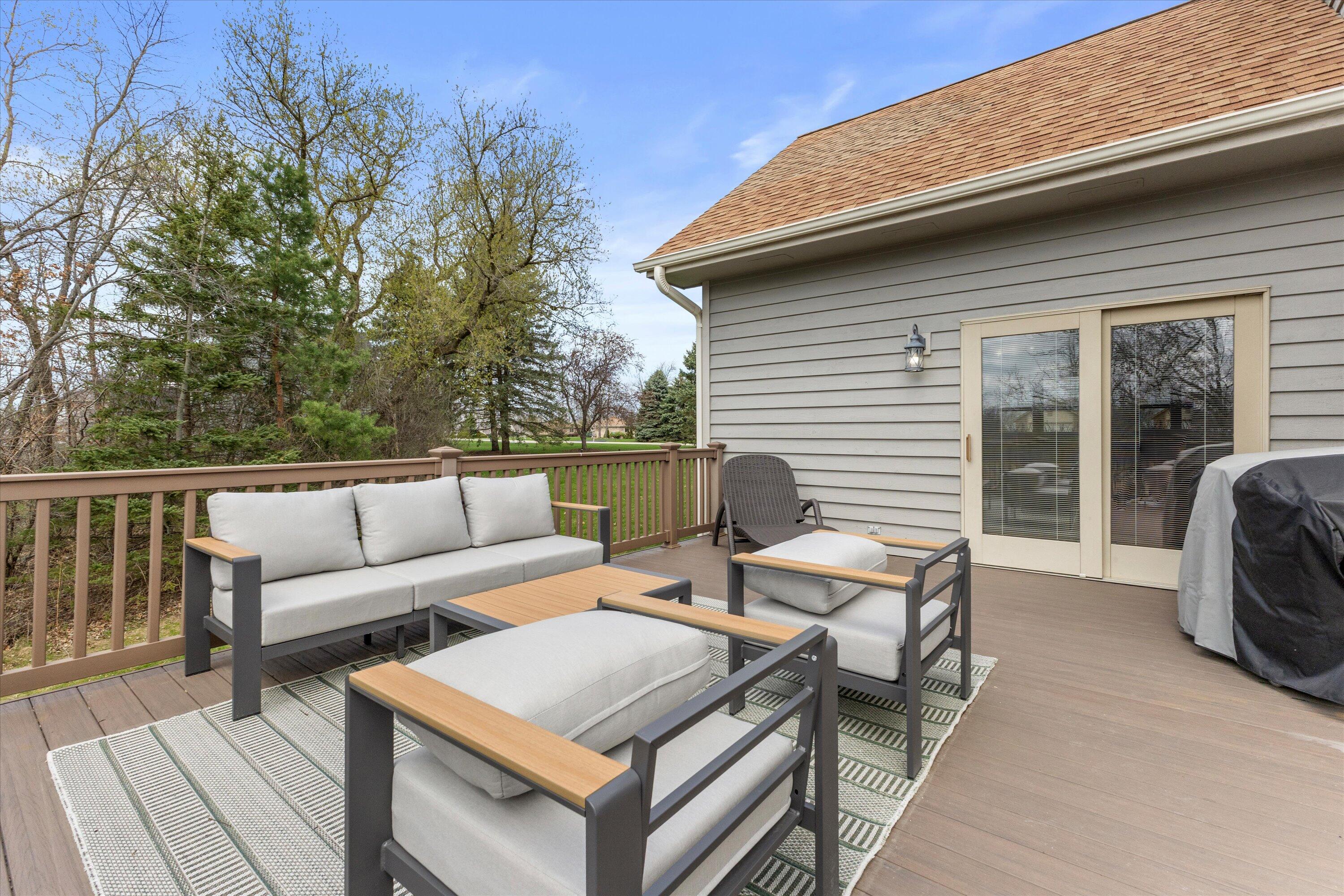 26041 Deer Ridge Trail Norway, WI 53185 - Photo 48 of 58 Back Deck