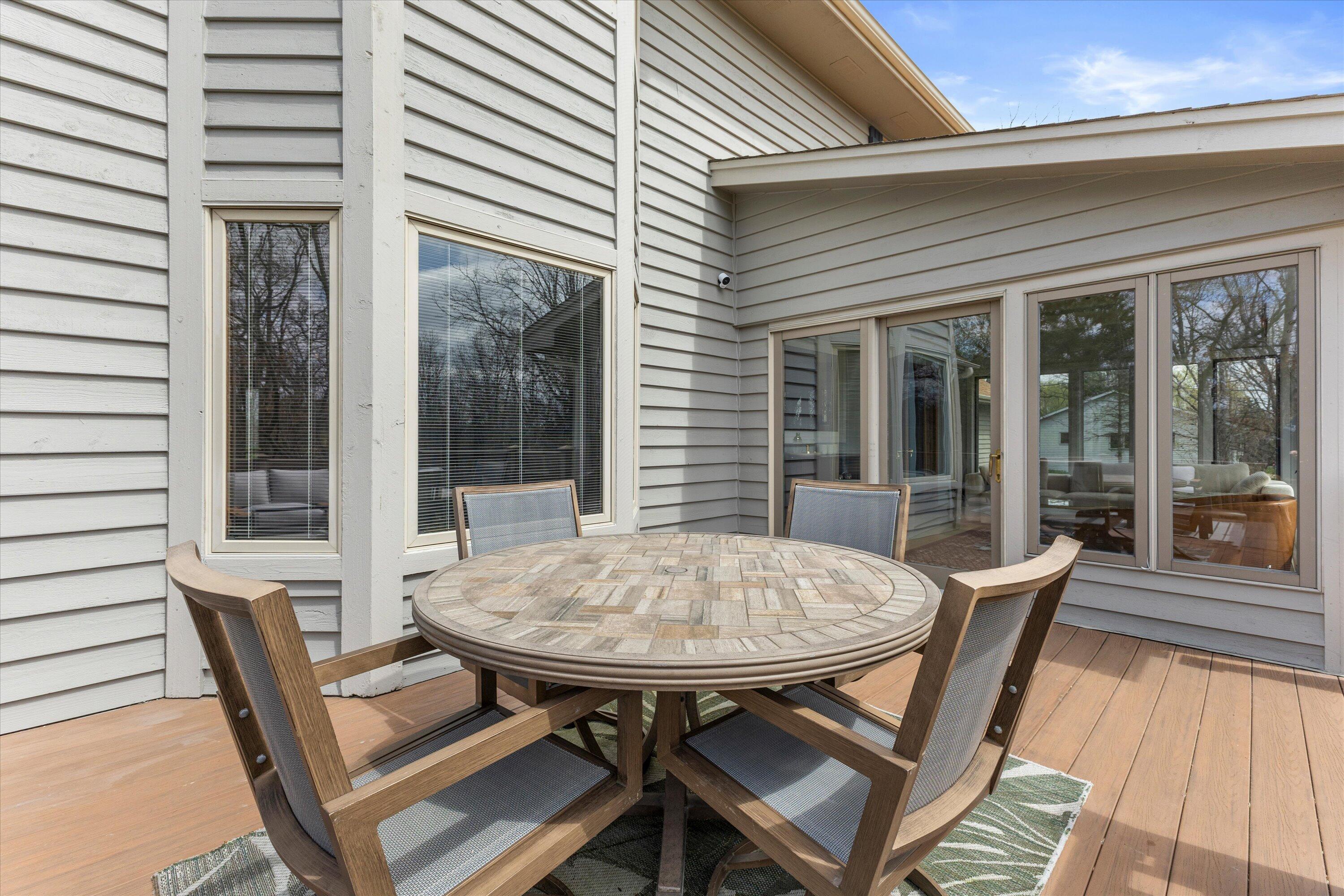 26041 Deer Ridge Trail Norway, WI 53185 - Photo 51 of 58 Back Deck