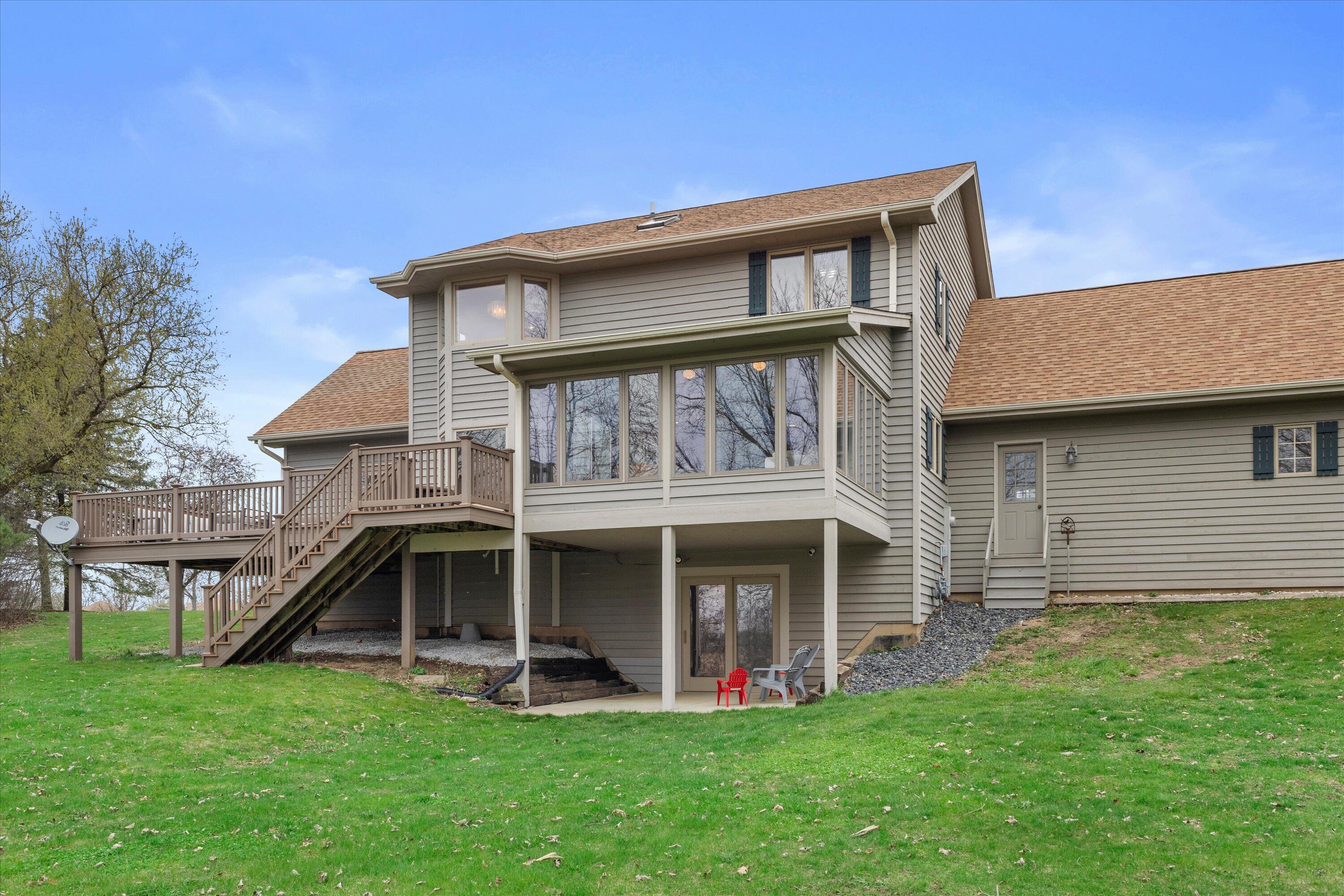 26041 Deer Ridge Trail Norway, WI 53185 - Photo 56 of 58 Lots of Windows!