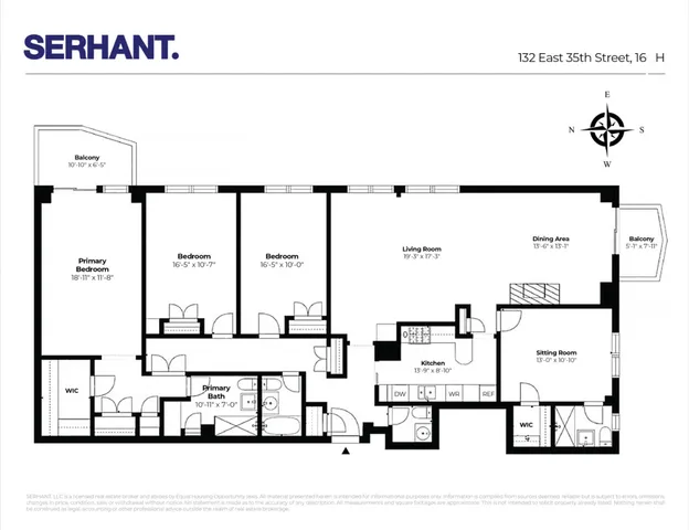 $1,950,000 | 132 East 35th Street, Unit 16H | Murray Hill