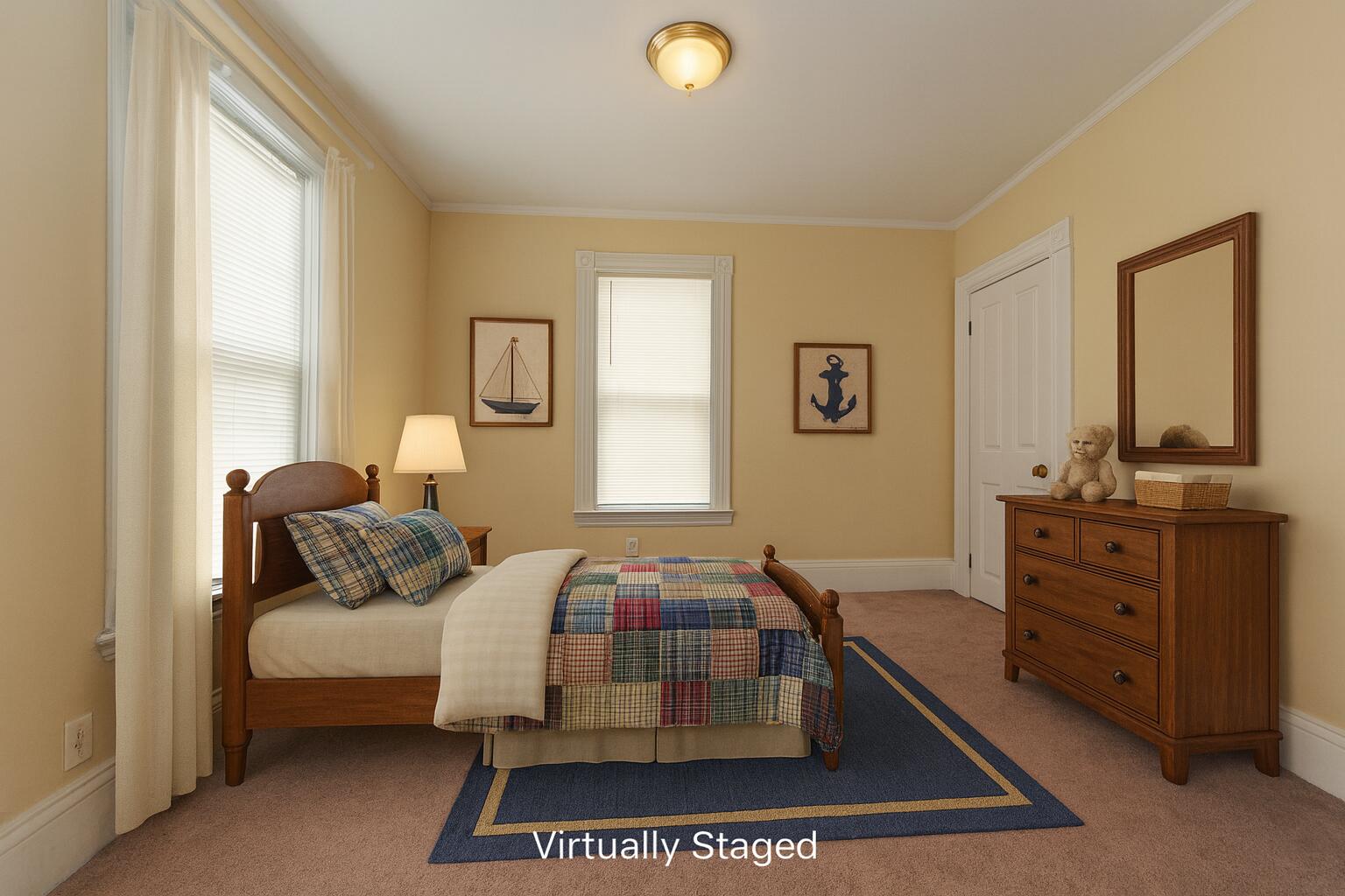 60 West Street Bangor, ME 04401 - Photo 19 of 40 virtually staged bedroom