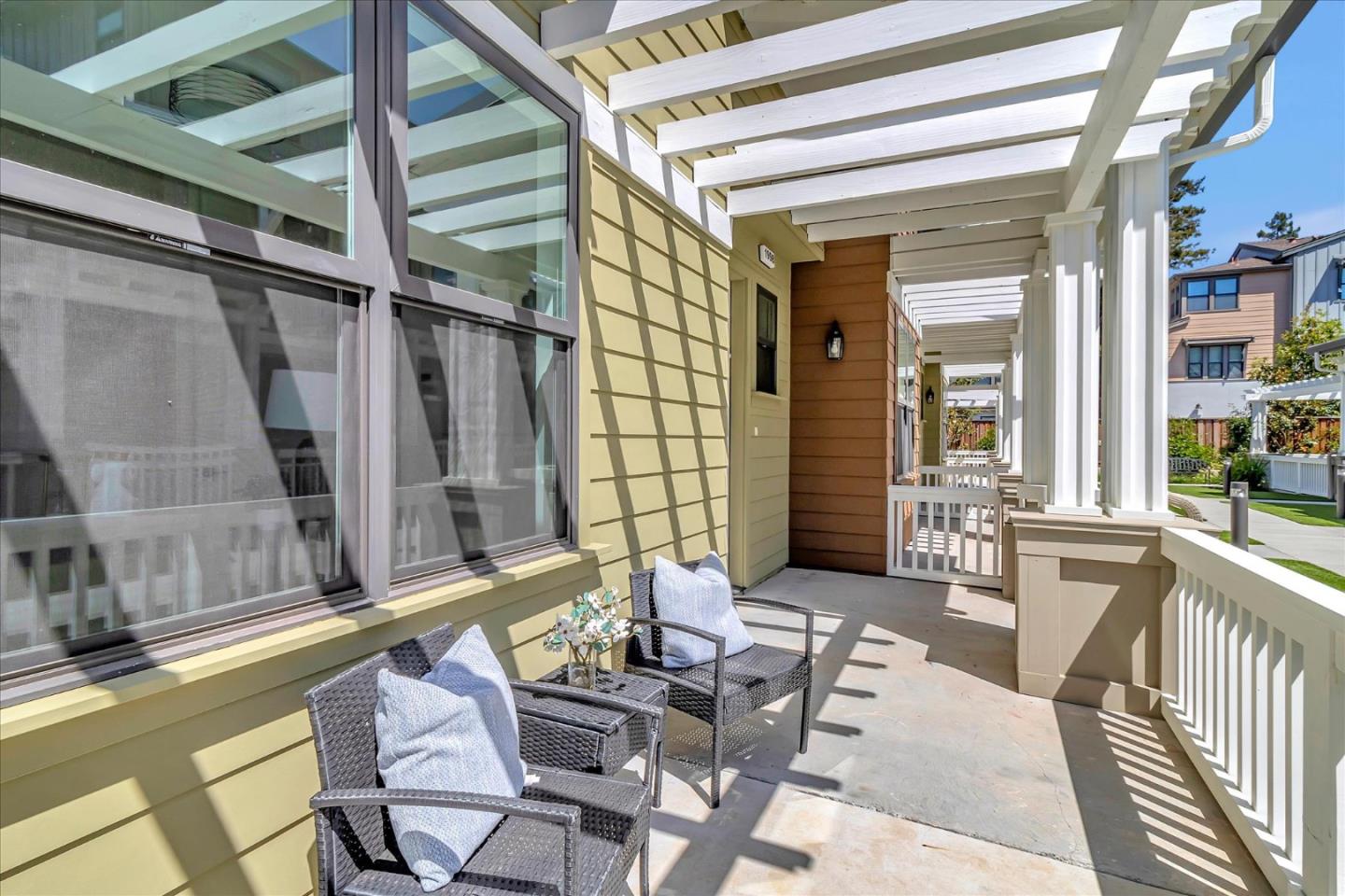 1998 Montecito Avenue Mountain View, CA 94043 - Photo 28 of 29 a view of a balcony with furniture and floor to ceiling window