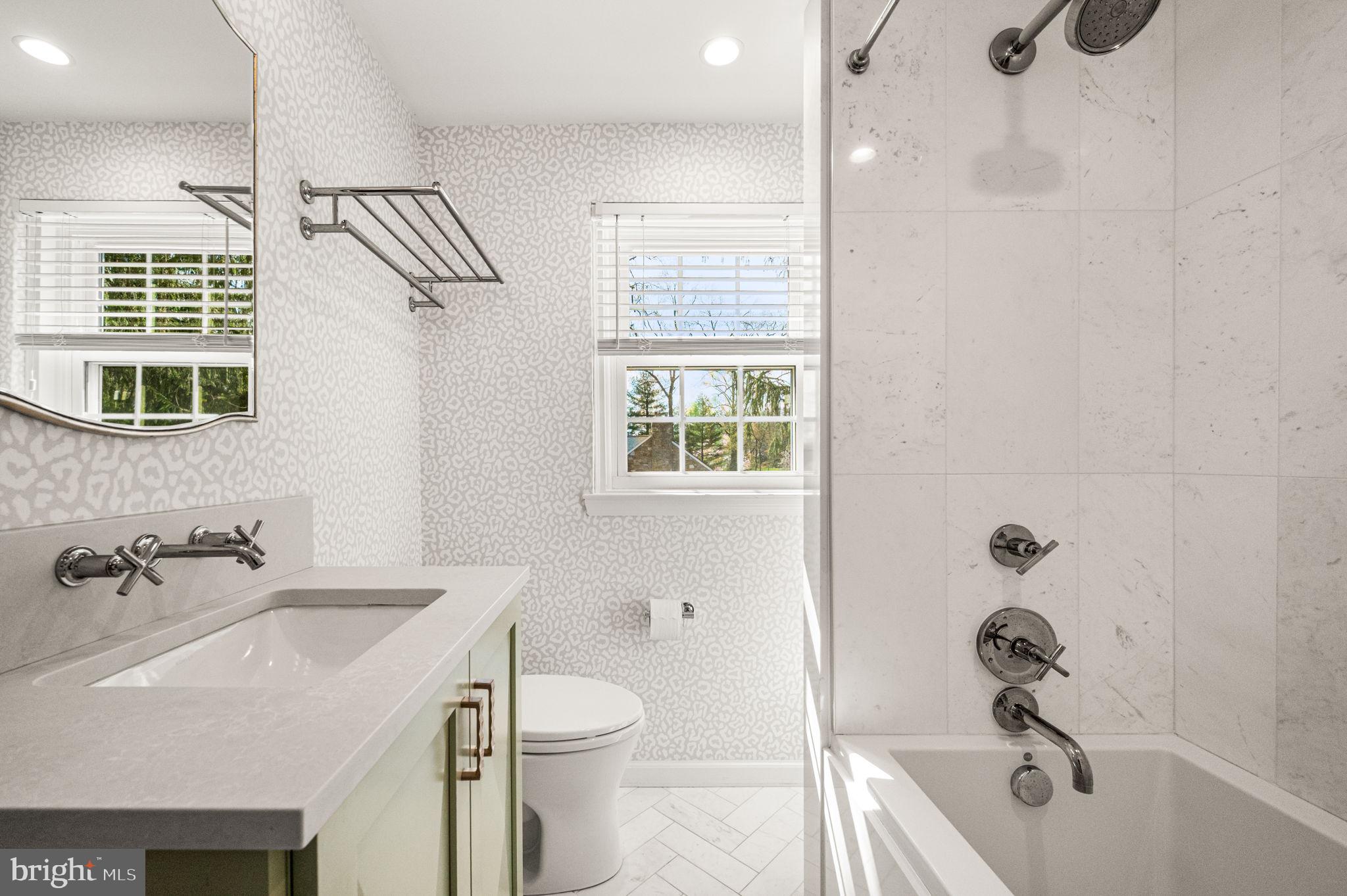 2 Briar Road Wayne, PA 19087 - Photo 29 of 49 Full Hall Bathroom - renovated by Gardner Fox