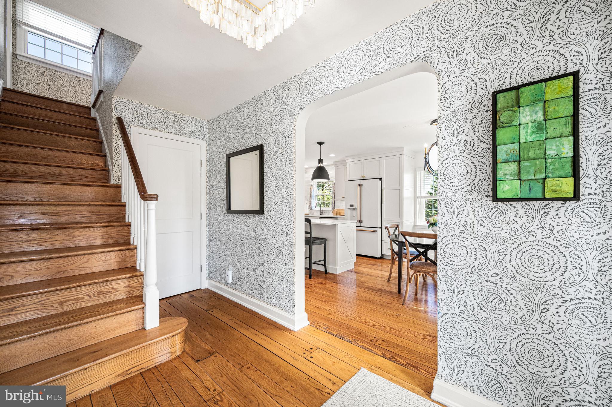 2 Briar Road Wayne, PA 19087 - Photo 6 of 49 Foyer - random width pegged hardwood floors