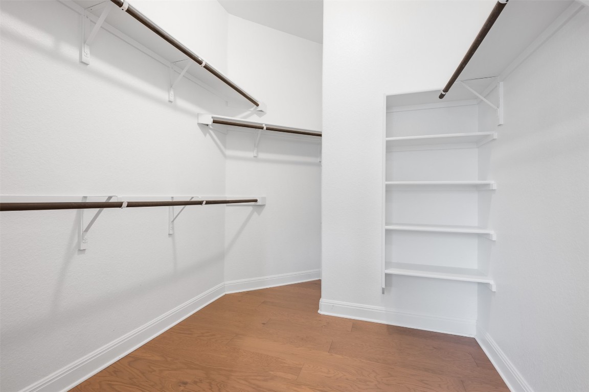 686 Treadwell Lane Kyle, TX 78640 - Photo 26 of 40 a view of an empty walk in closet