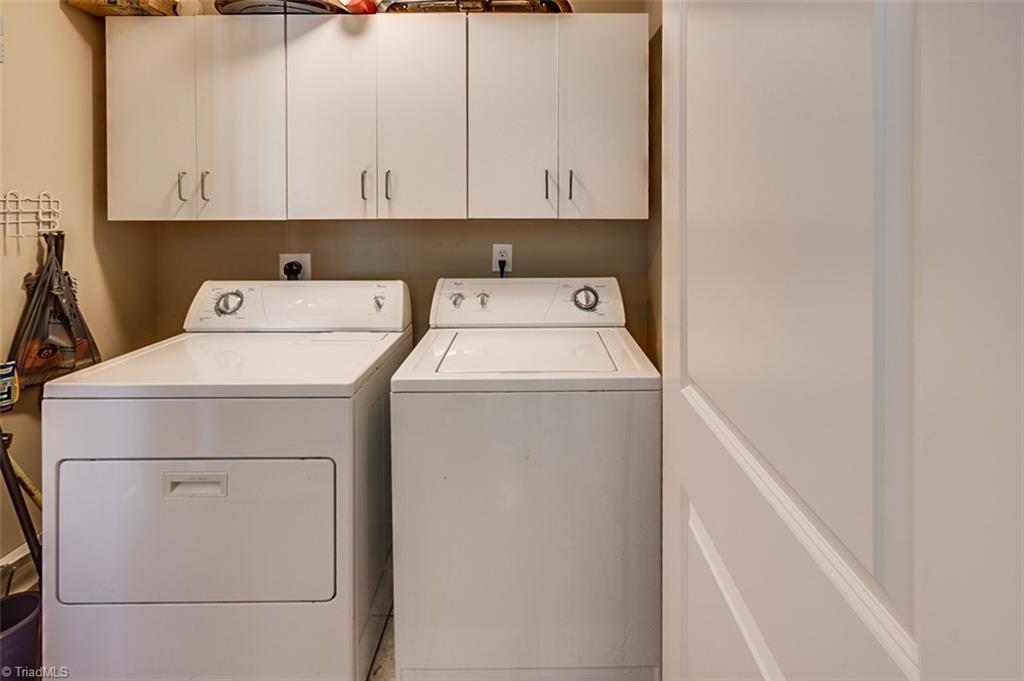 240 Deerfield Country Road Randleman, NC 27317 - Photo 21 of 27 Laundry Room, washer & dryer remain