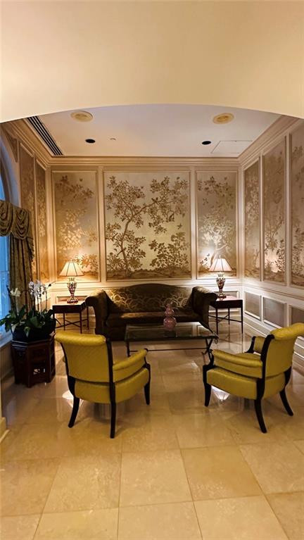 199 14th Street Northeast, Unit 507 Atlanta, GA 30309 - Photo 6 of 26 a living room with patio furniture and a pool table