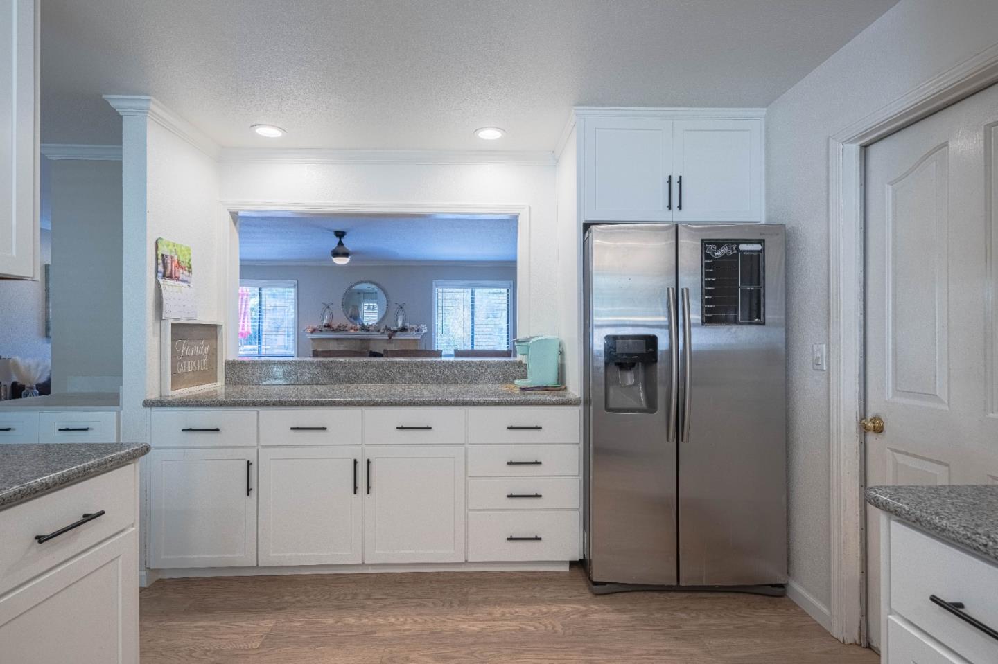 5240 Strong Circle Watsonville, CA 95076 - Photo 22 of 51 a kitchen with granite countertop a refrigerator and a sink