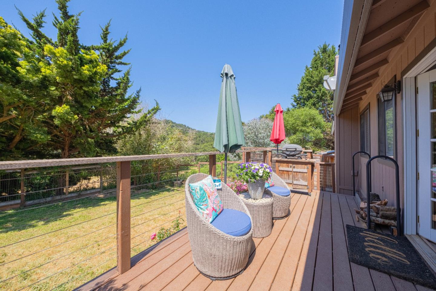 5240 Strong Circle Watsonville, CA 95076 - Photo 9 of 51 a view of a balcony with chairs and a potted plant