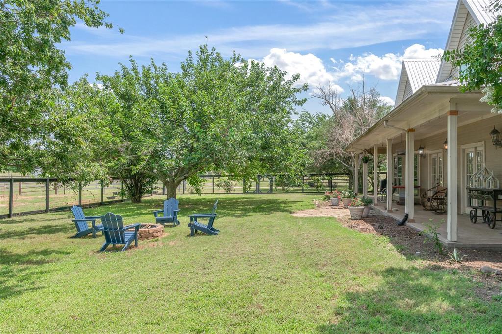 2141 Poetry Road Royse City, TX 75189 - Photo 7 of 38 Backyard for family gatherings around the fire pit.