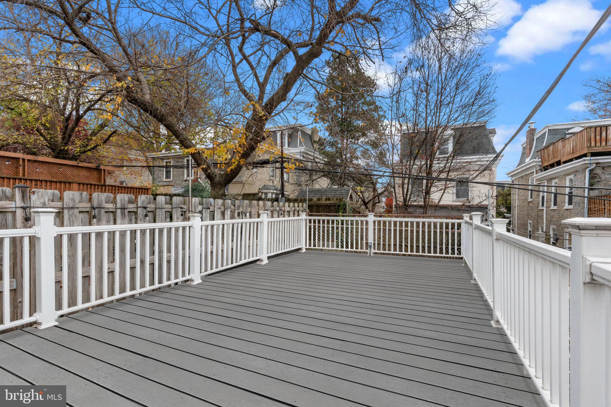 3554 New Queen Street Philadelphia, PA 19129 - Photo 27 of 39 a view of a wooden deck