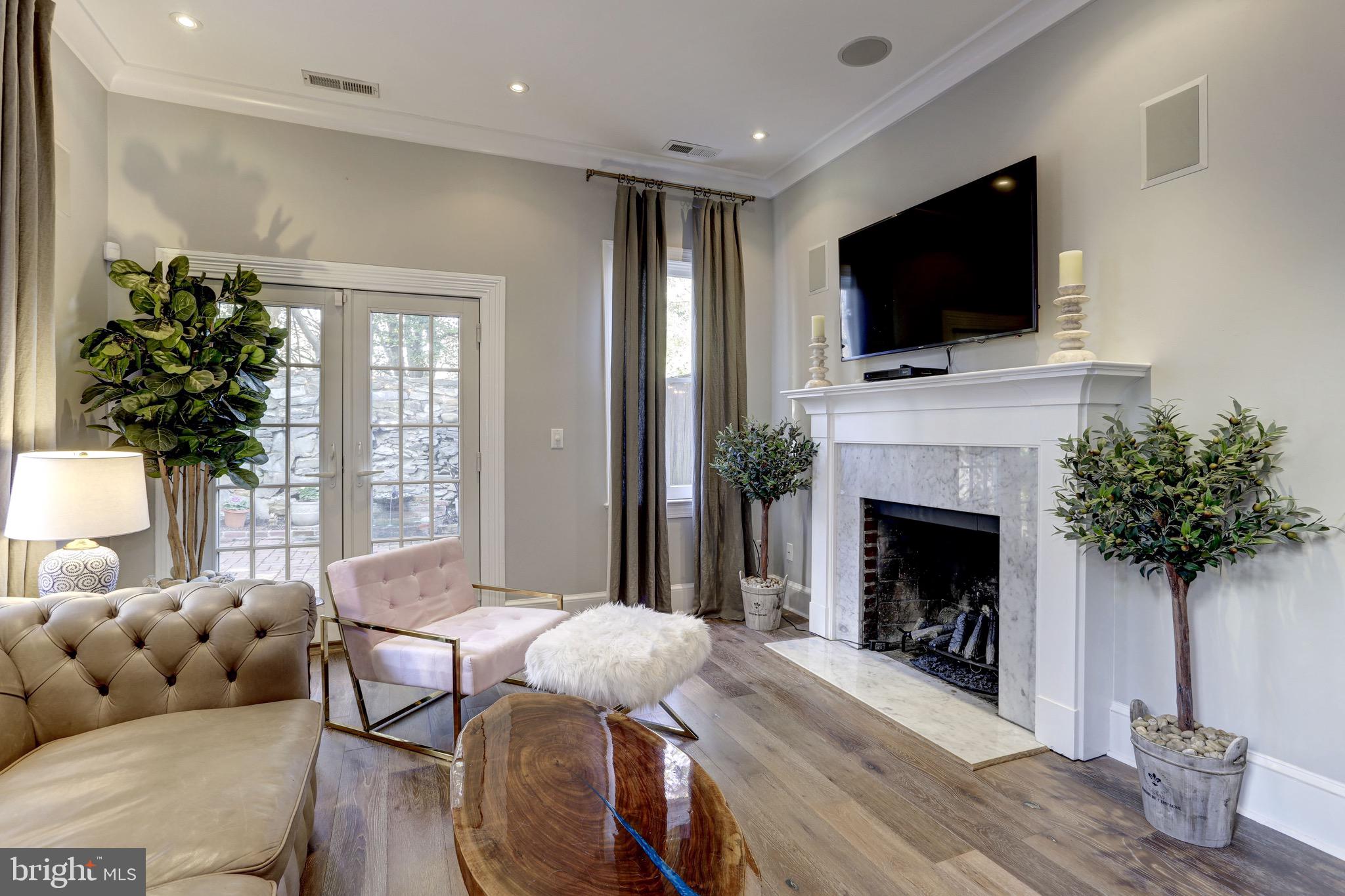 1237 29th Street Northwest Washington, DC 20007 - Photo 3 of 15 Huge windows and high ceilings