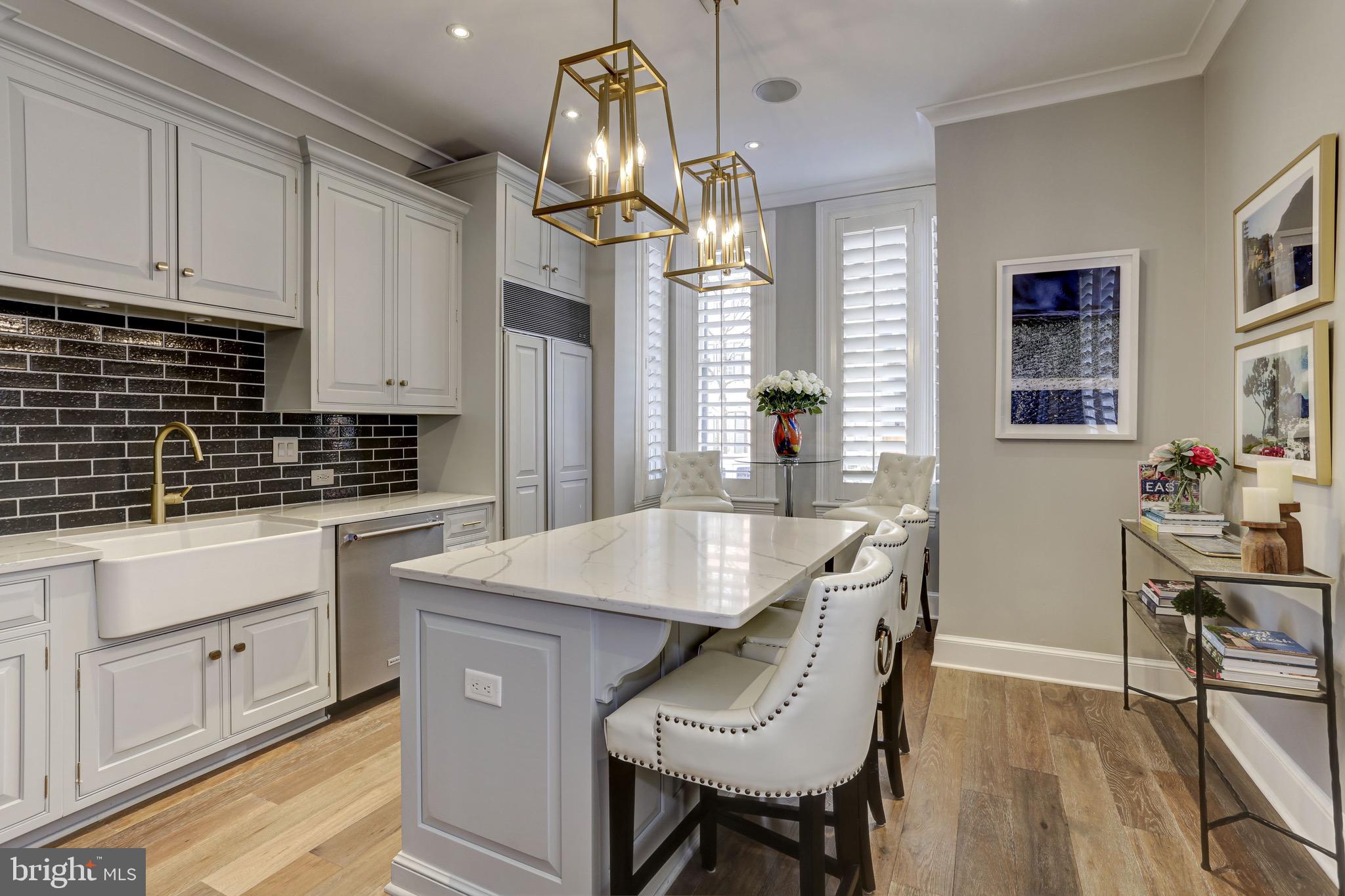 1237 29th Street Northwest Washington, DC 20007 - Photo 5 of 15 Newly remodeled kitchen