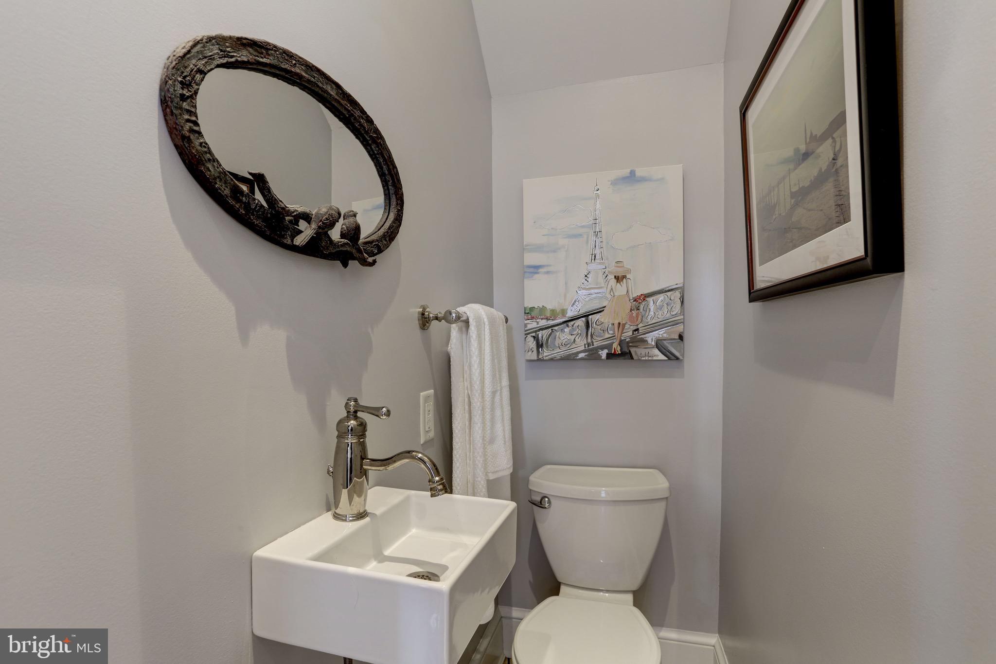 1237 29th Street Northwest Washington, DC 20007 - Photo 7 of 15 Half bath on main level