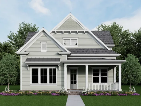 a view of a house with garden