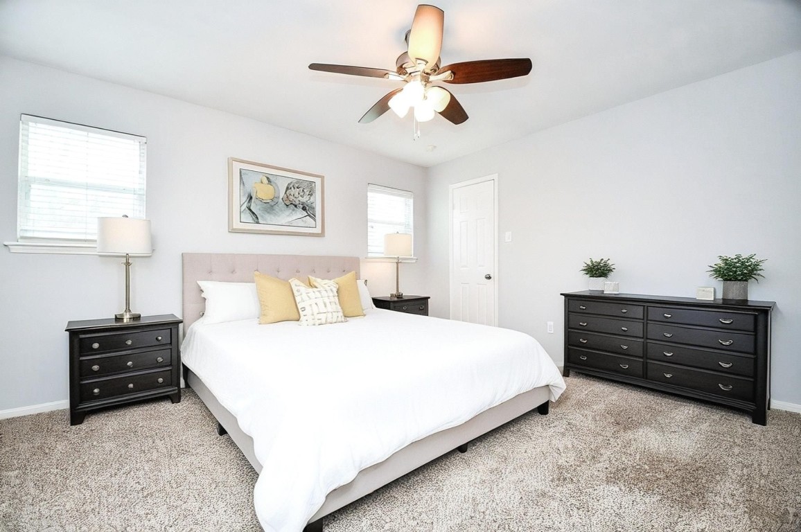 14011 Wickersham Lane Houston, TX 77077 - Photo 31 of 38 One of three spacious, secondary bedrooms. Virtual rendering to illustrate the size and layout flexibility of this room.