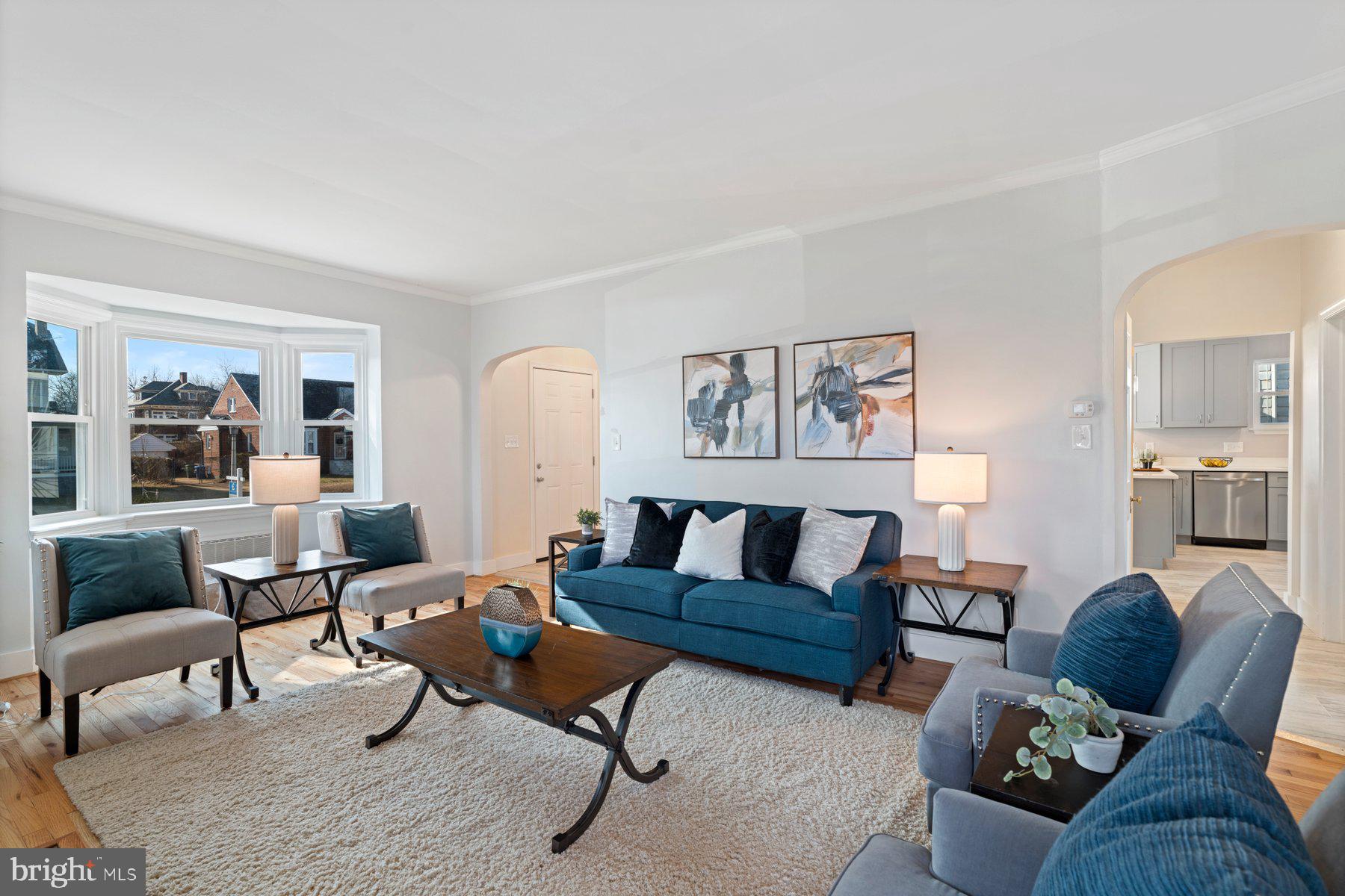 3704 Egerton Road Baltimore, MD 21215 - Photo 4 of 32 a living room with furniture and a couch