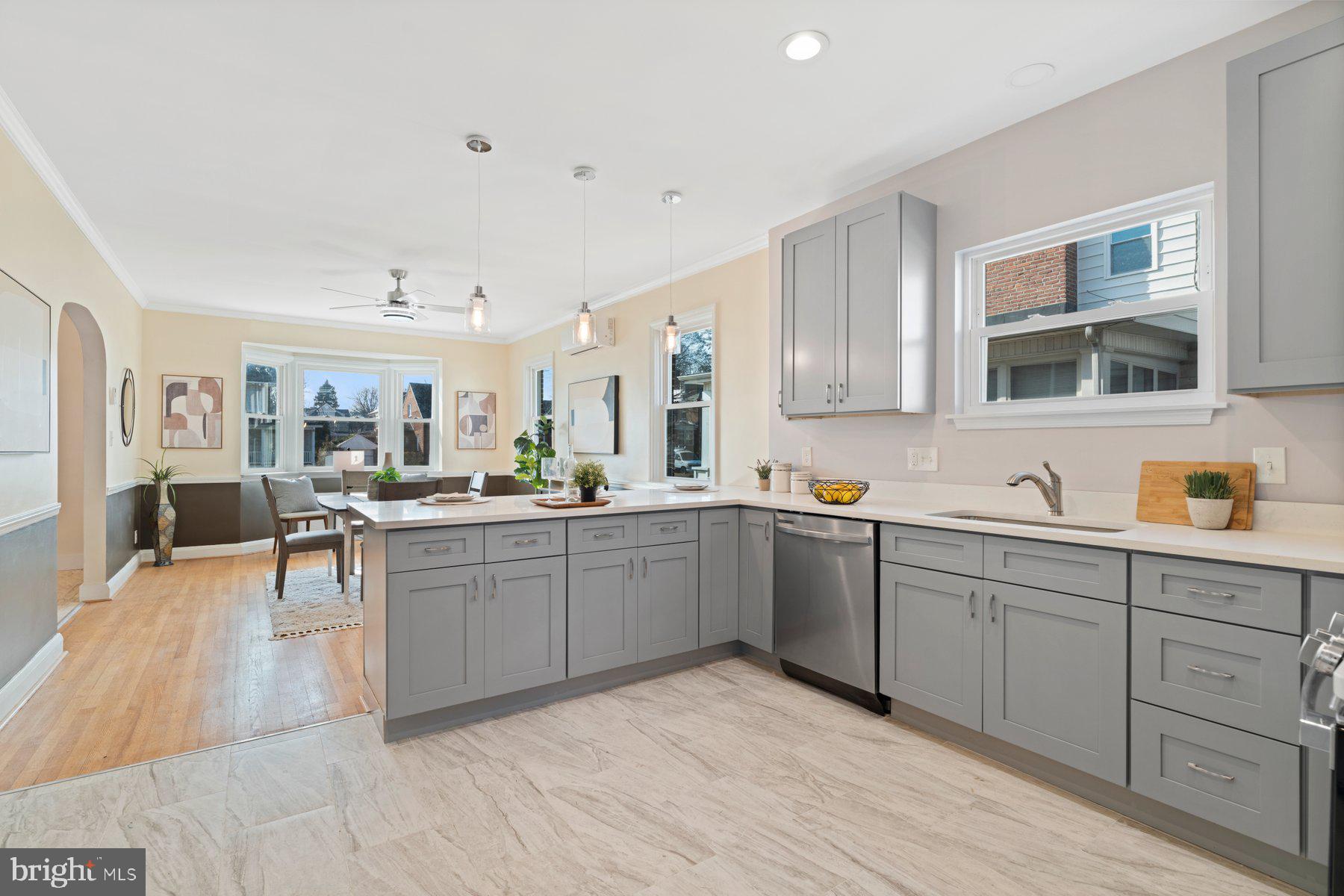 3704 Egerton Road Baltimore, MD 21215 - Photo 9 of 32 a kitchen with sink and cabinets