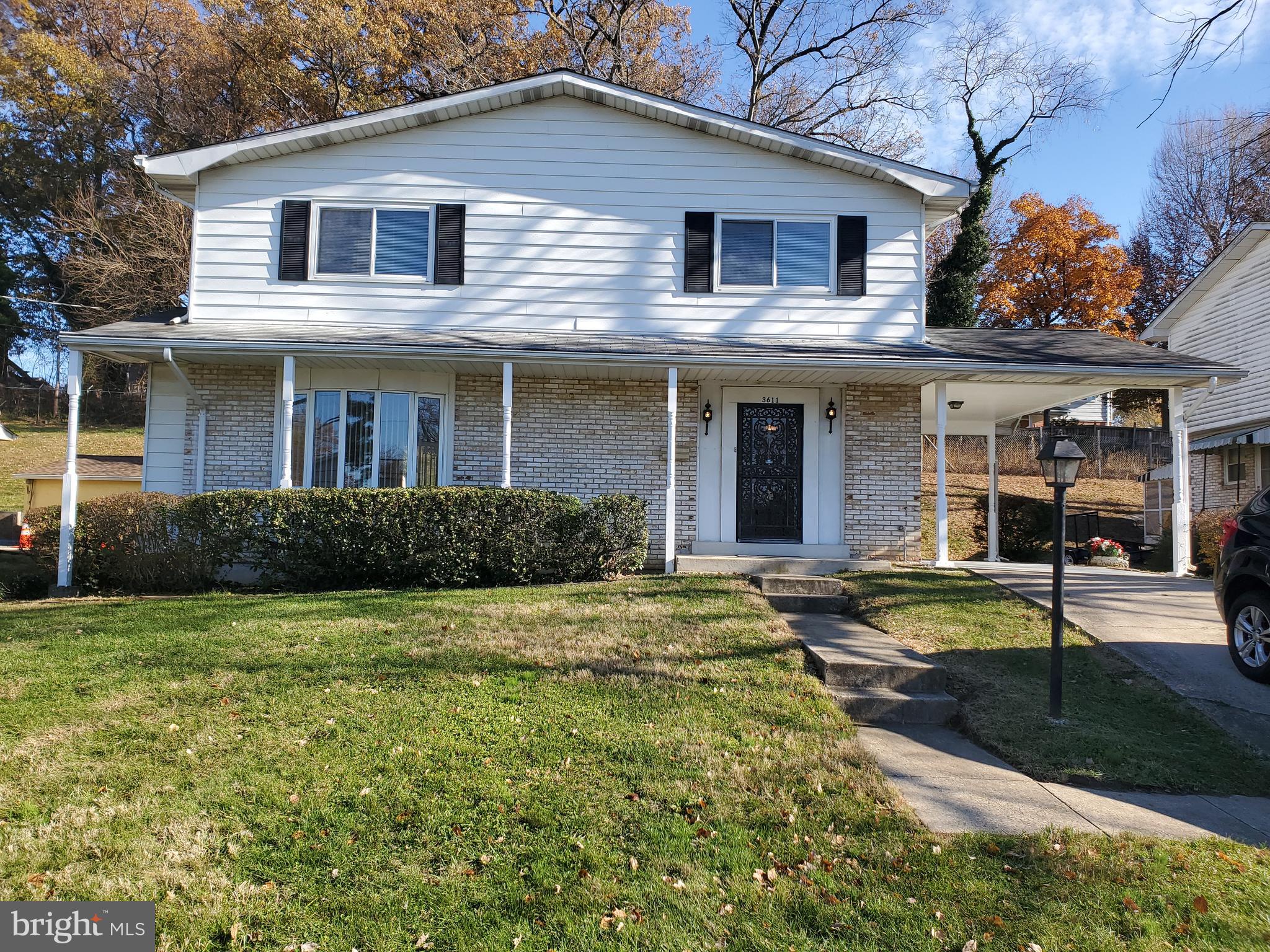 3611 Jeff Road Glenarden, MD 20706 - Photo 1 of 29 Front view Entrance / carport