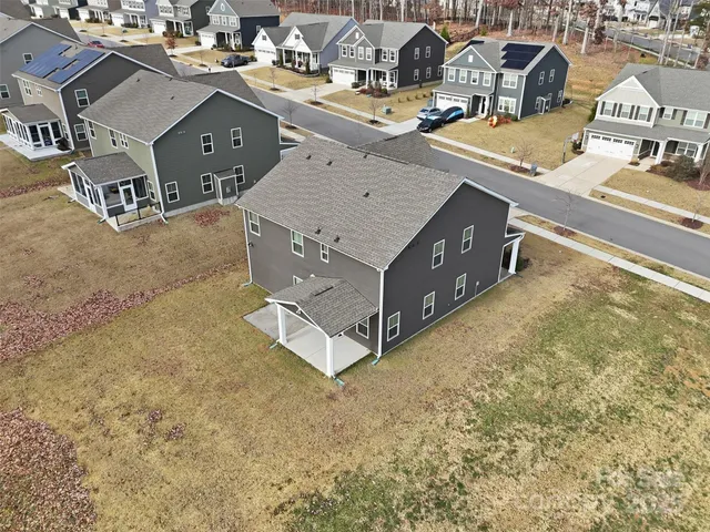 a front view of a building with street view