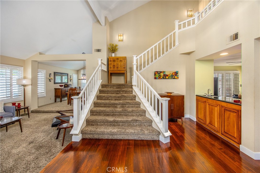 7751 Jack Rabbit Lane Highland, CA 92346 - Photo 21 of 50 a view of entryway with wooden floor and stairs