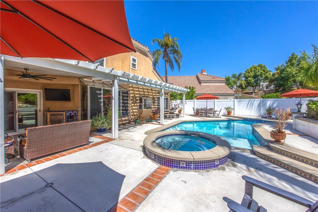 7751 Jack Rabbit Lane Highland, CA 92346 - Photo 41 of 50 a outdoor space with a tub and barbeque grill