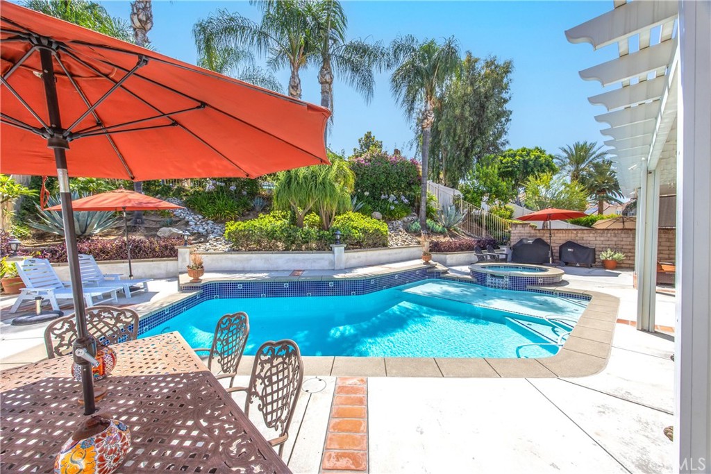 7751 Jack Rabbit Lane Highland, CA 92346 - Photo 42 of 50 a view of a swimming pool with a patio