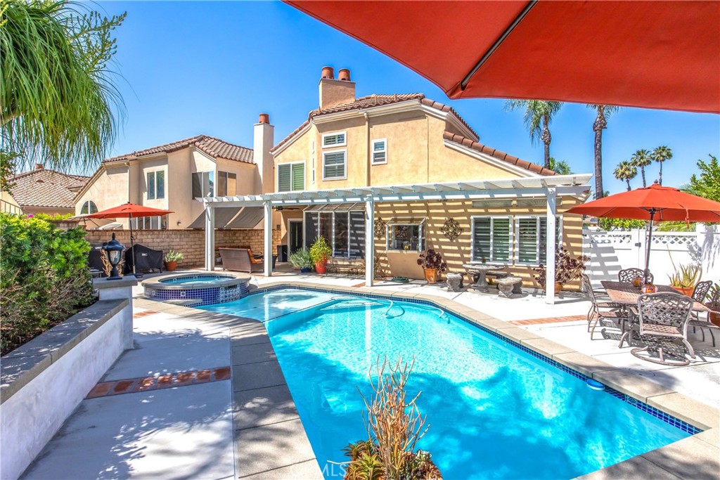 7751 Jack Rabbit Lane Highland, CA 92346 - Photo 44 of 50 a view of a house with swimming pool