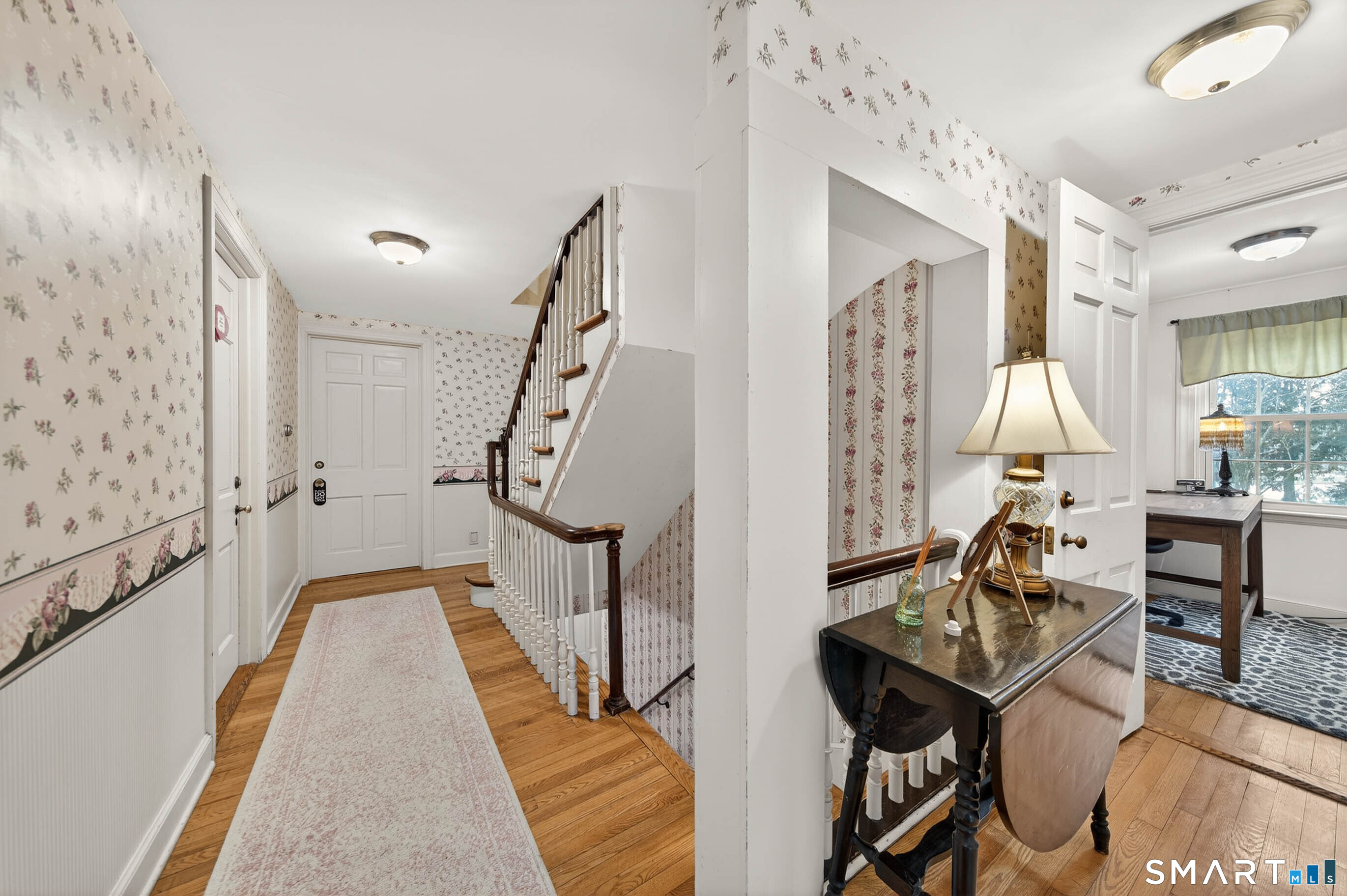 85 Cherry Hill Road Branford, CT 06405 - Photo 28 of 40 a living room with furniture and wooden floor