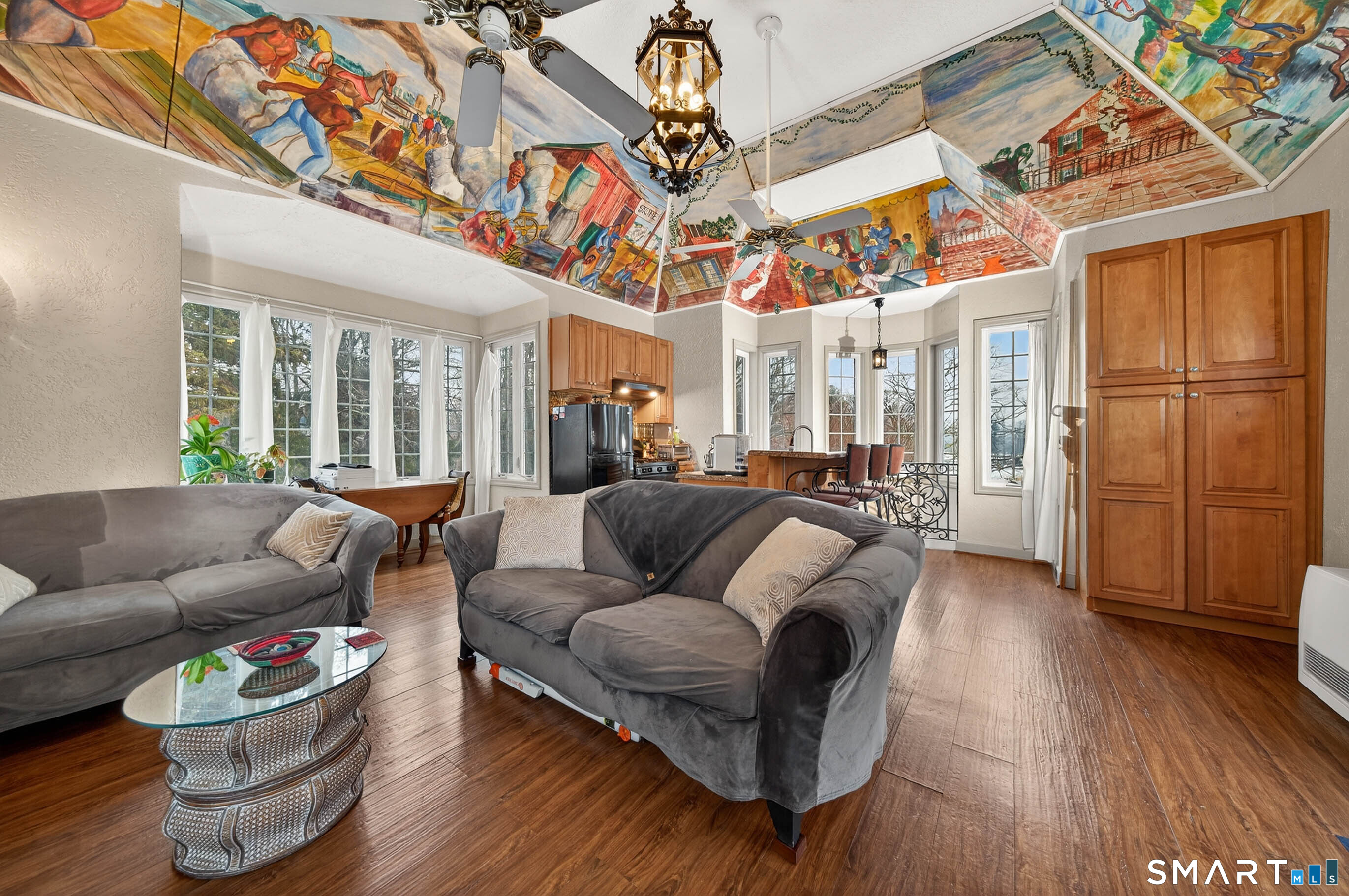 85 Cherry Hill Road Branford, CT 06405 - Photo 8 of 40 a living room with furniture and wooden floor