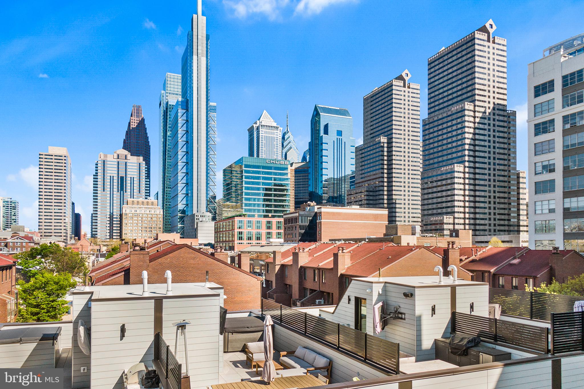116 North Croskey Street Philadelphia, PA 19103 - Photo 5 of 57 a view of city with tall buildings