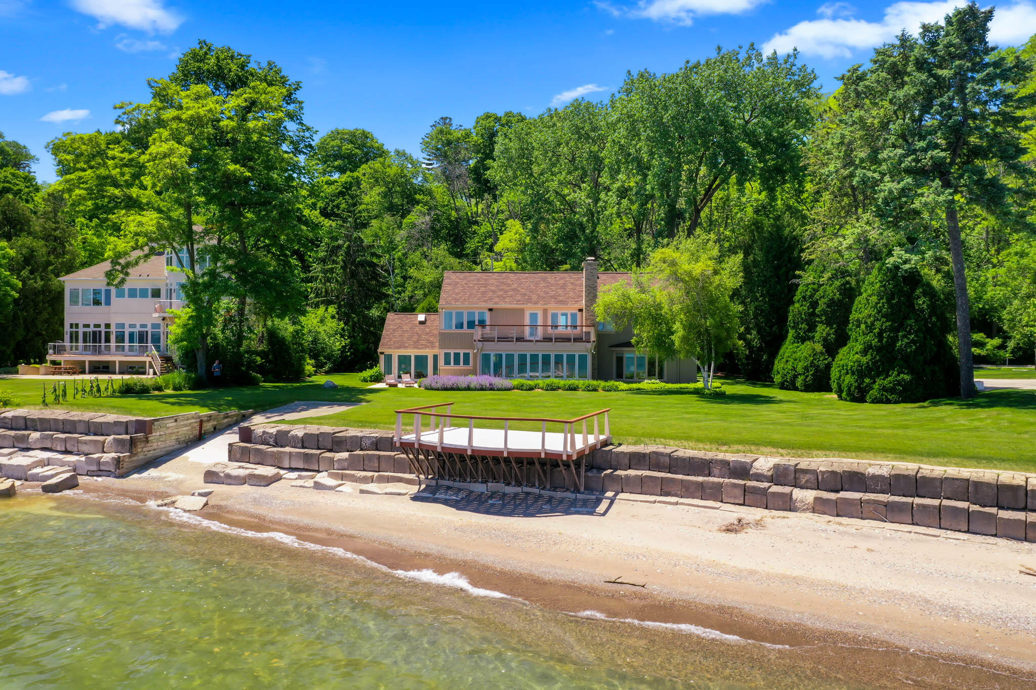 7124 North Beach Drive Fox Point, WI 53217 - Photo 1 of 1 7124 N Beach Dr, Fox Point - Drone-5 (1)