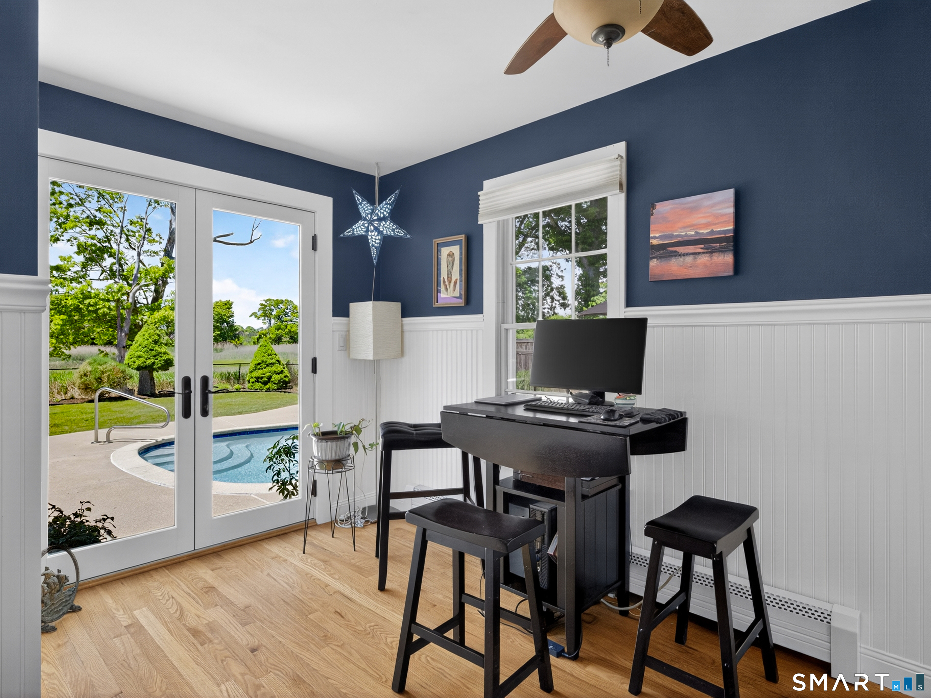 82 Pratt Road Clinton, CT 06413 - Photo 16 of 40 Direct access and view overlooking pool and creek beyond.