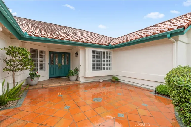 a view of a house with a patio