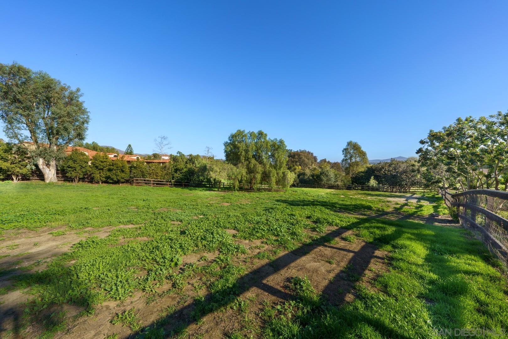 6531 Lago Lindo Rancho Santa Fe, CA 92067 - Photo 28 of 54 a view of a grassy field with trees