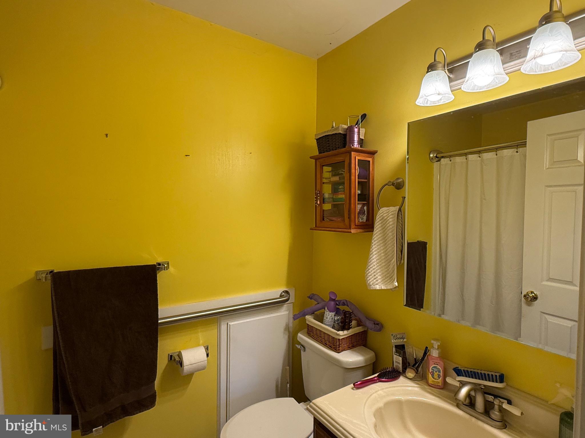 1214 Johnson Road Salisbury, MD 21804 - Photo 26 of 59 a bathroom with a sink mirror and toilet