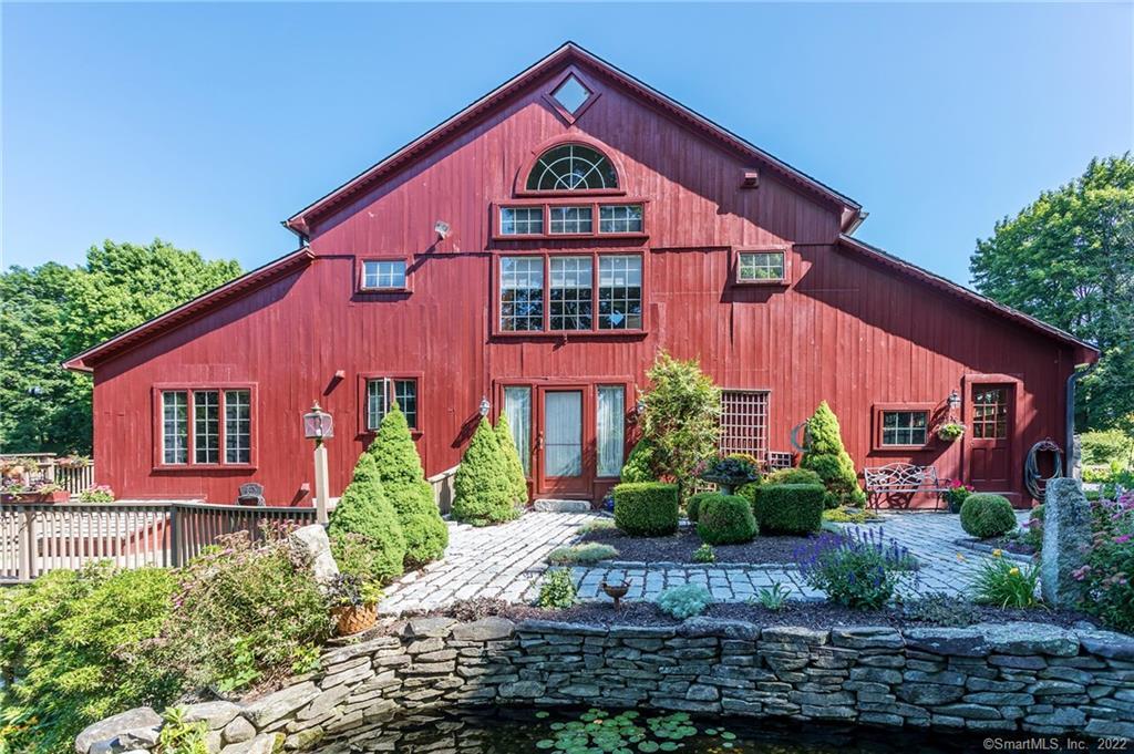 47 S Road Harwinton, CT 06791 - Photo 1 of 1 Water feature front entrance with gardens