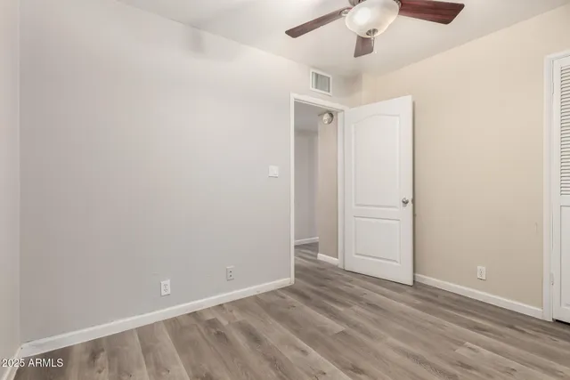 wooden floor in an empty room