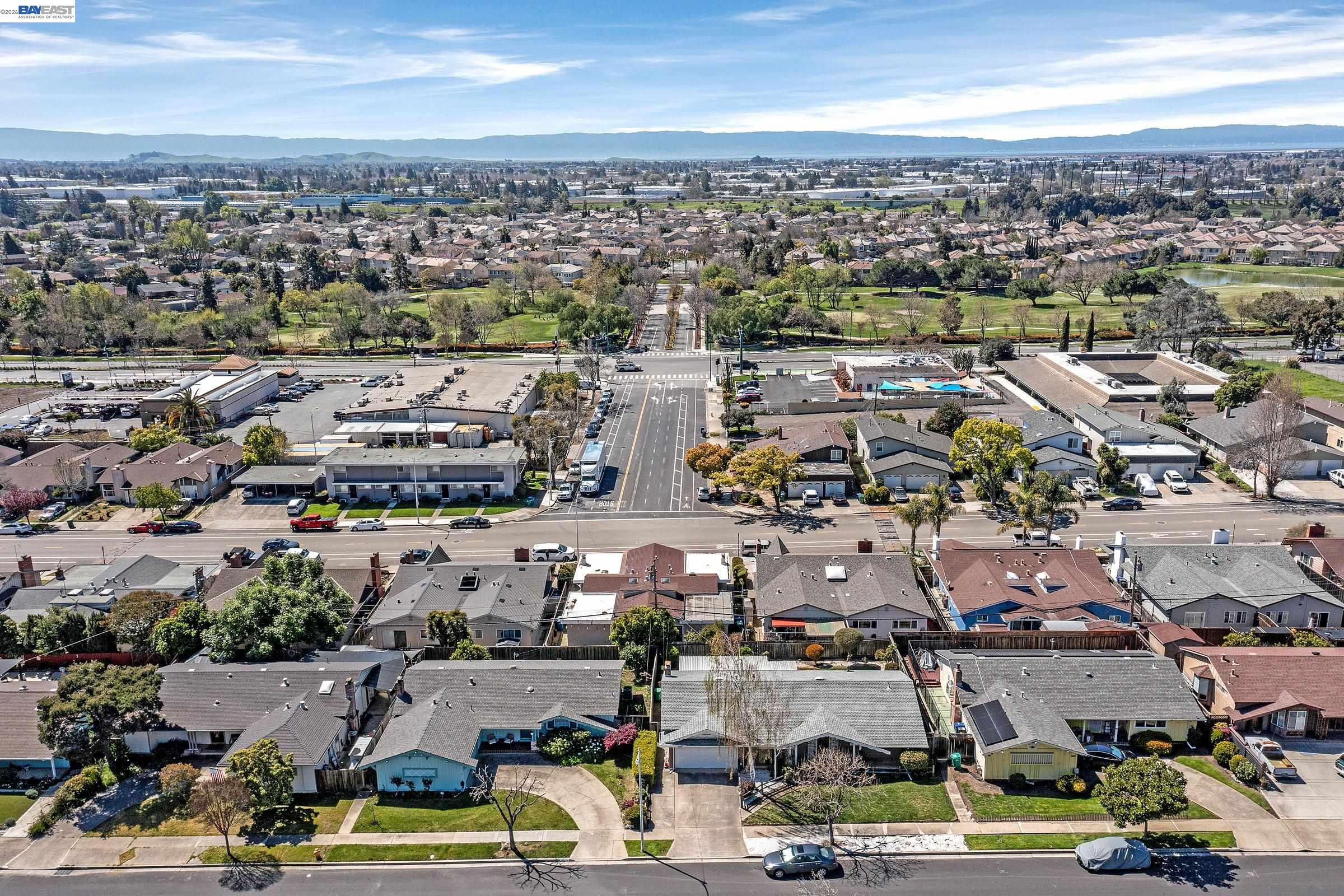 30236 Vanderbilt Street Hayward, CA 94544 - Photo 26 of 46 an aerial view of a city with lots of residential buildings
