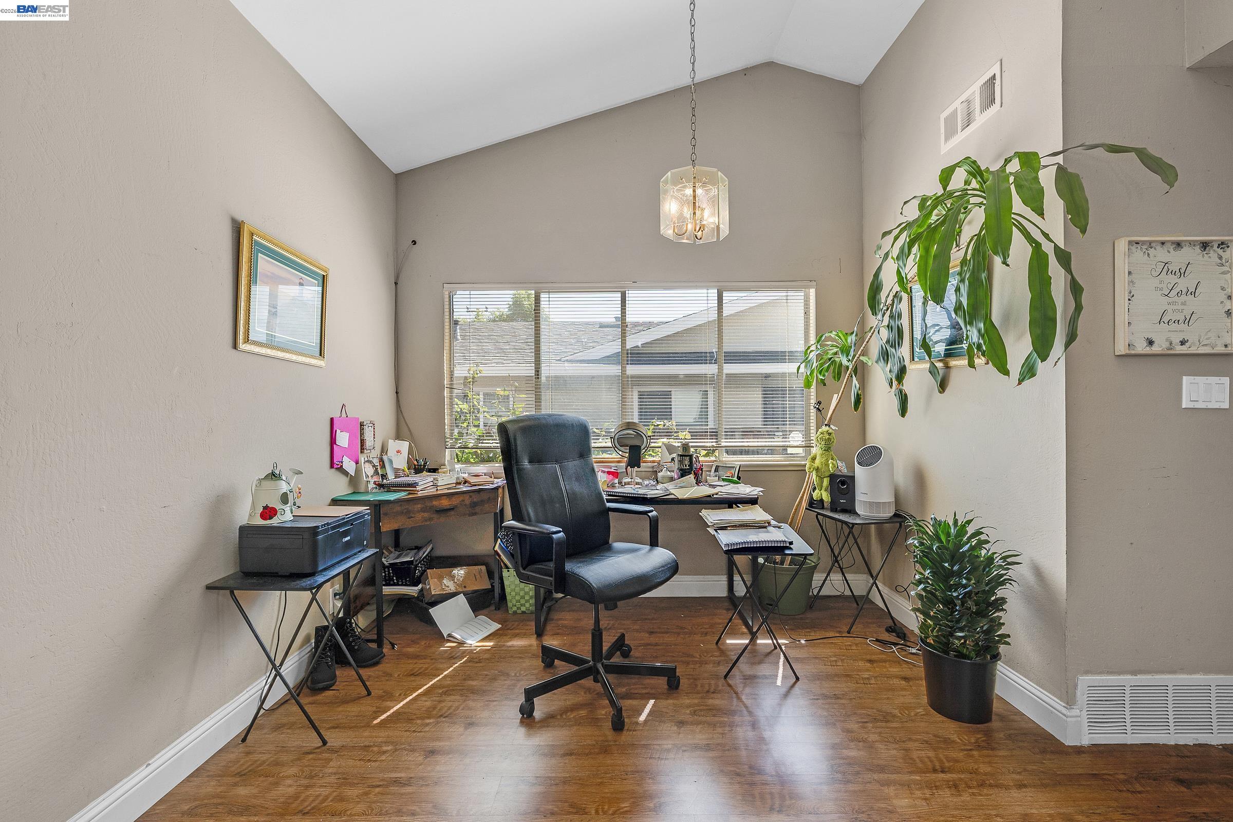 30236 Vanderbilt Street Hayward, CA 94544 - Photo 44 of 46 a view of a workspace with furniture and a potted plant