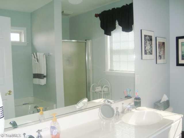620 Hunters Knoll Road Winston-Salem, NC 27106 - Photo 8 of 16 Master Bath/Spa. Double sink vanity, separate shower and true master suite bath