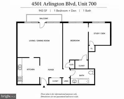 $225,000 | 4501 Arlington Boulevard, Unit 700, Arlington, VA 22203