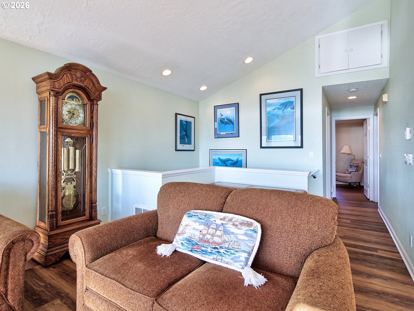 5185 Main Street Bay City, OR 97107 - Photo 13 of 48 a bed room with a bed and a couch