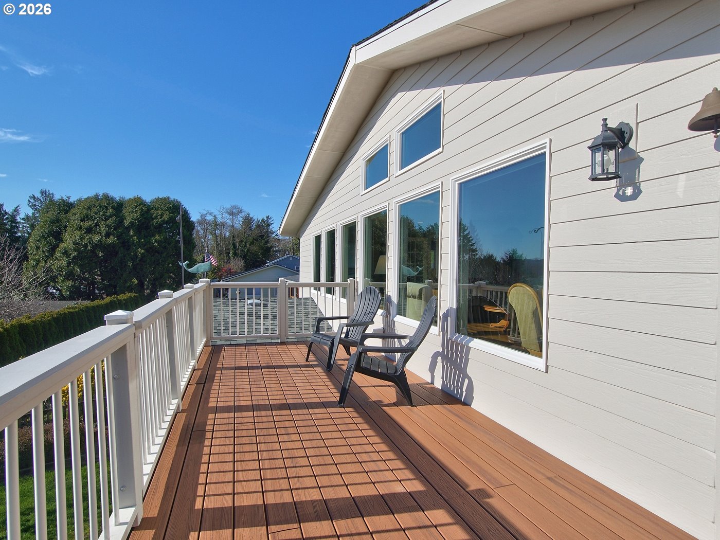 5185 Main Street Bay City, OR 97107 - Photo 20 of 48 a view of a balcony with chairs