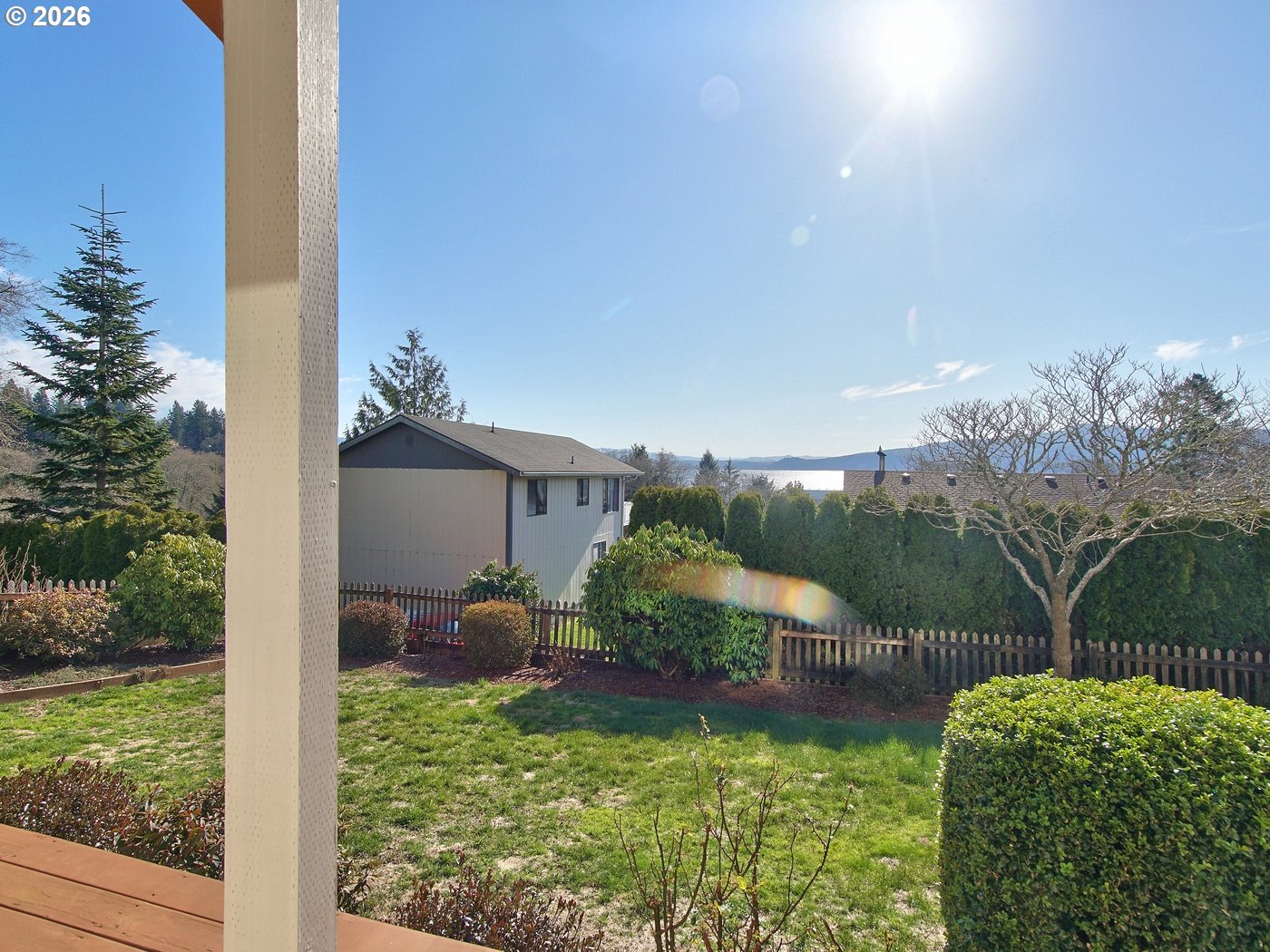 5185 Main Street Bay City, OR 97107 - Photo 42 of 48 a backyard of a house with yard and outdoor seating