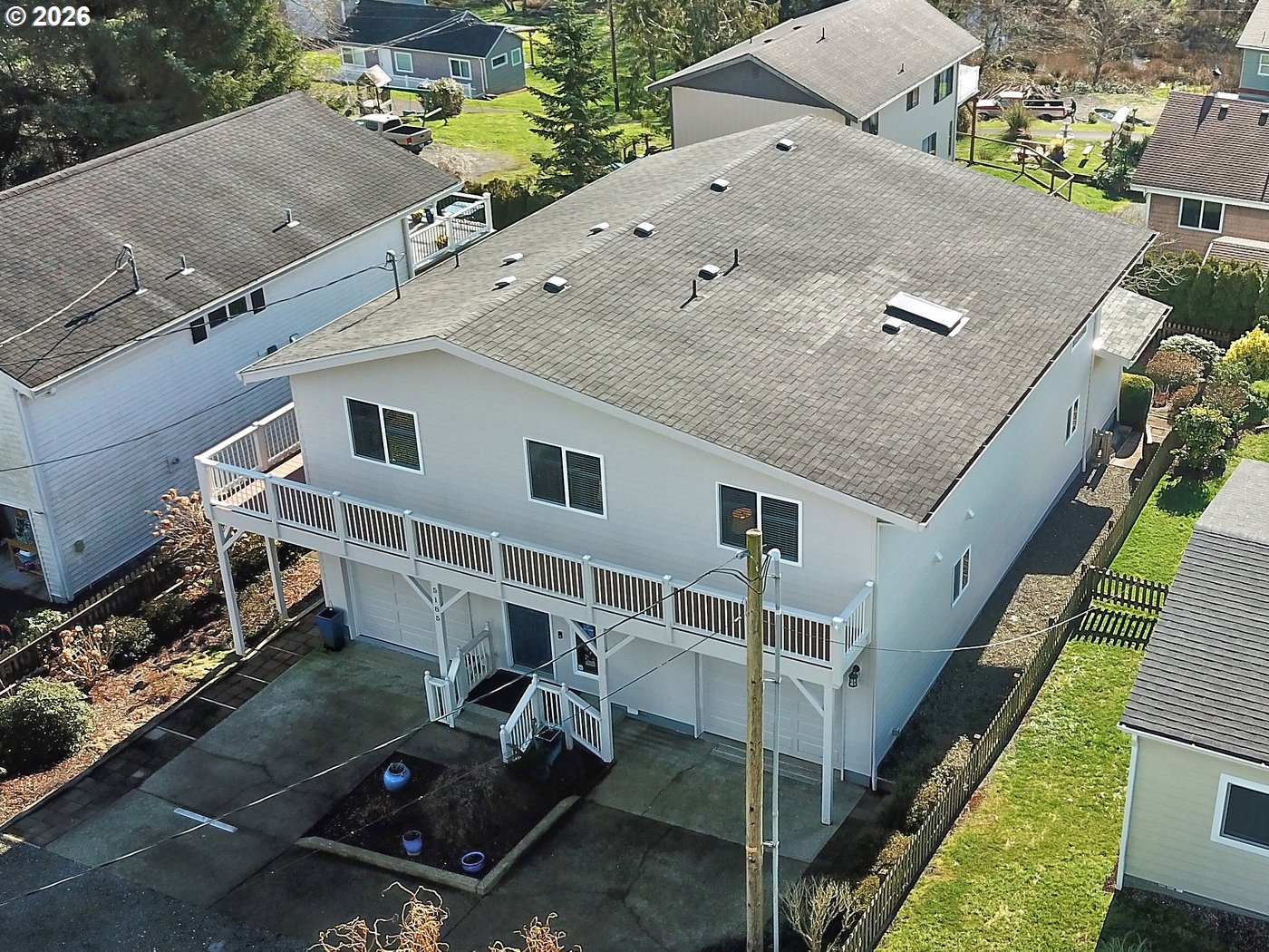 5185 Main Street Bay City, OR 97107 - Photo 46 of 48 an aerial view of a house with balcony