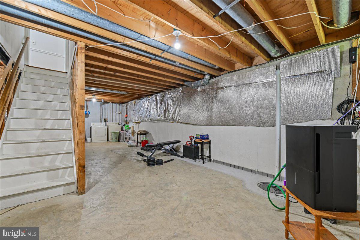 903 Brook Street Accokeek, MD 20607 - Photo 44 of 56 Spacious Unfinished Basement with Rough-In