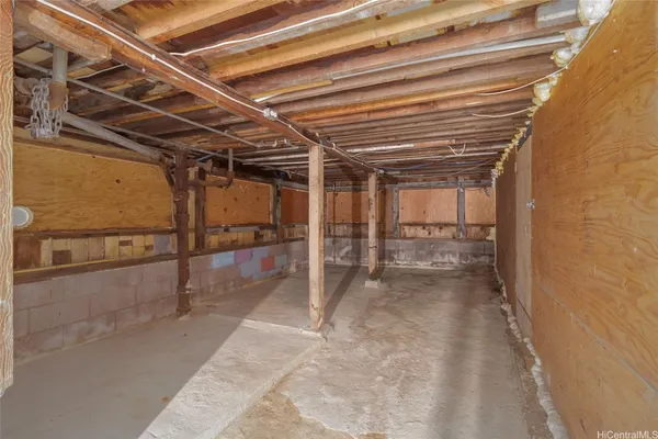 a view of under construction room and staircase