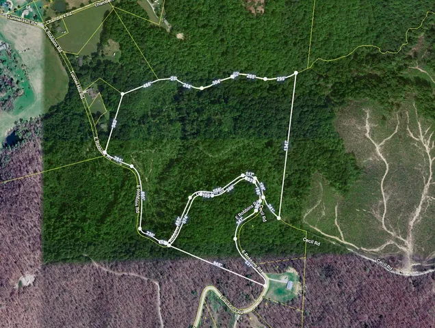 a view of outdoor space and mountain view