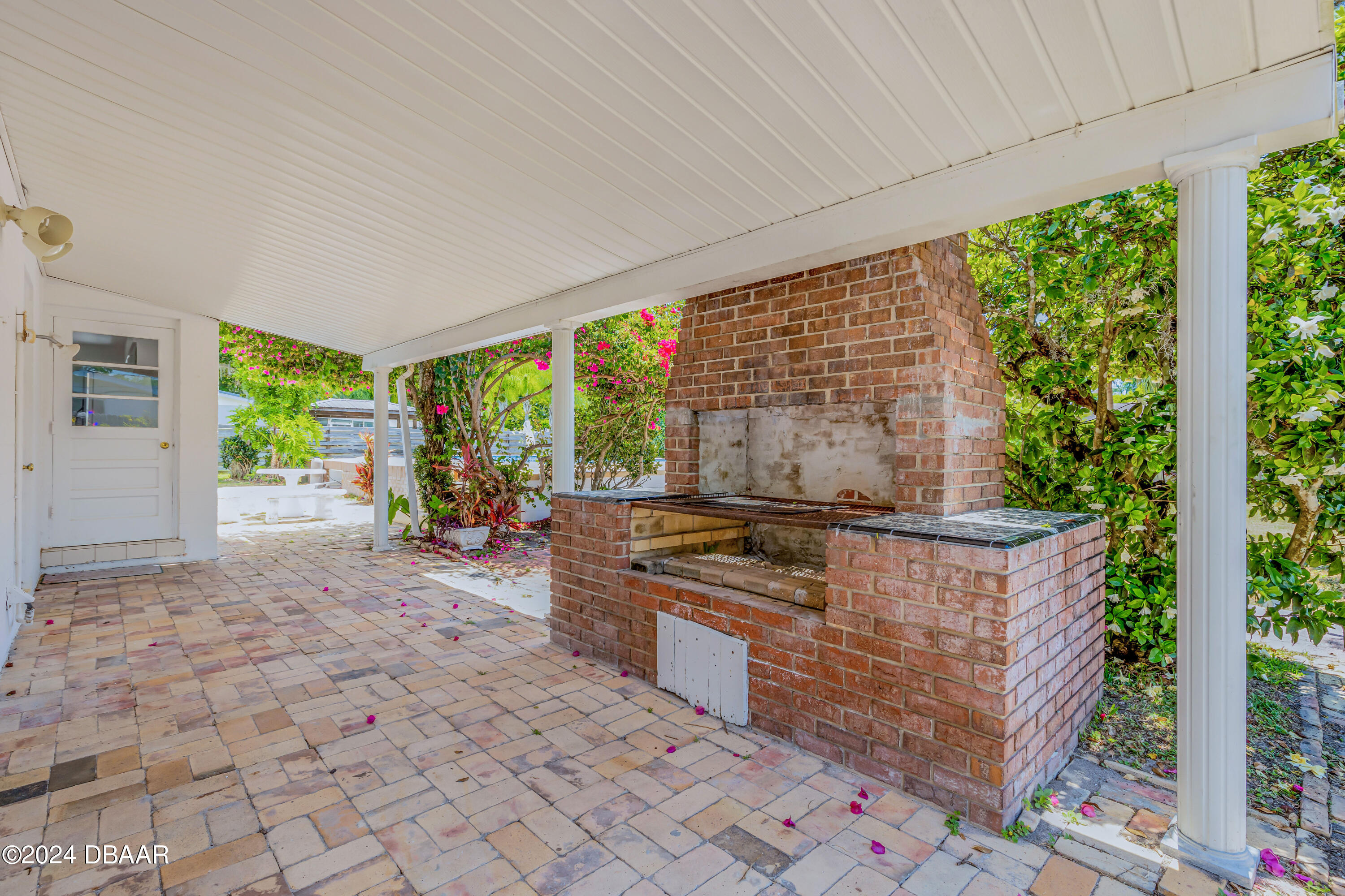 909 Pineapple Road South Daytona, FL 32119 - Photo 52 of 68 Brick Patio BBQ Grill